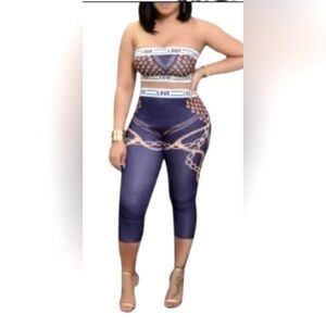 Cute Casual Summer Fun 2 Piece Set